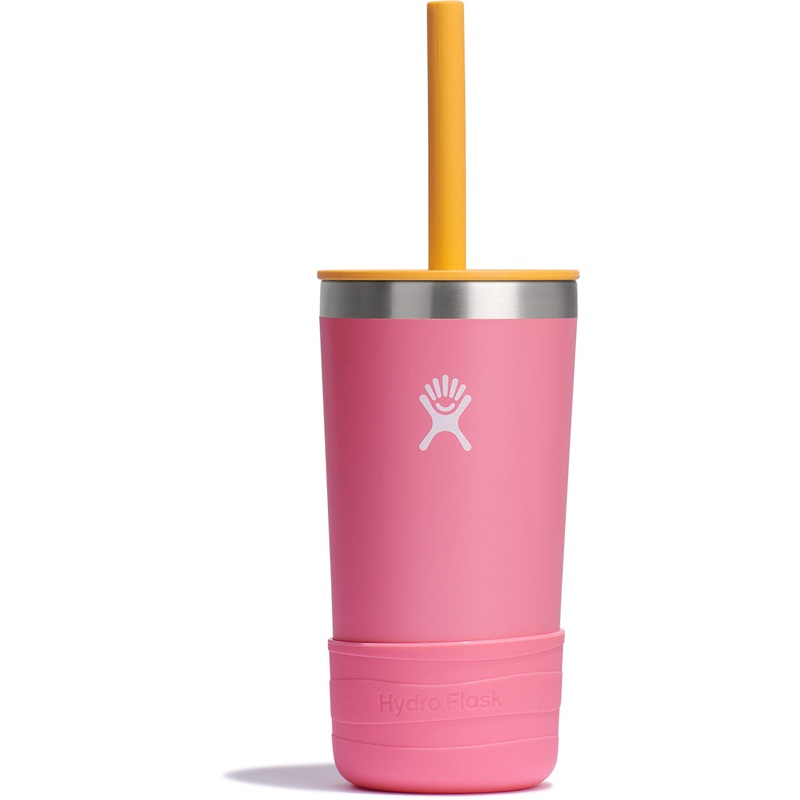 Kids Tumbler with Straw Lid Coconut 12 ounces
