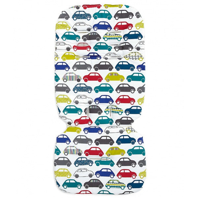 Mamas & Papas Luxury Memory Foam Liner – Traffic Jam