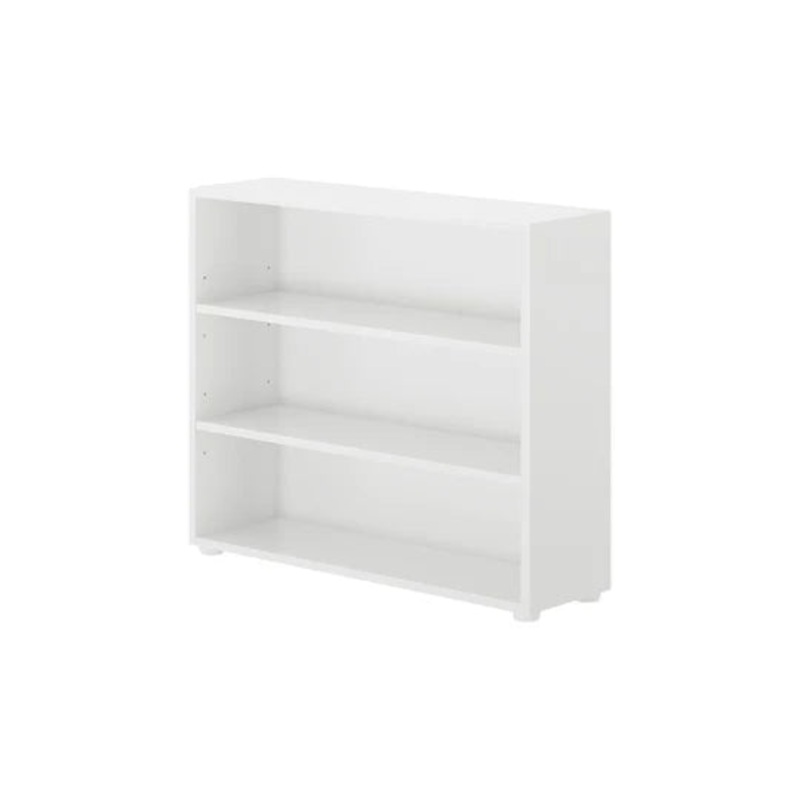 Maxtrix Wide 3 Shelf Bookcase Chestnut