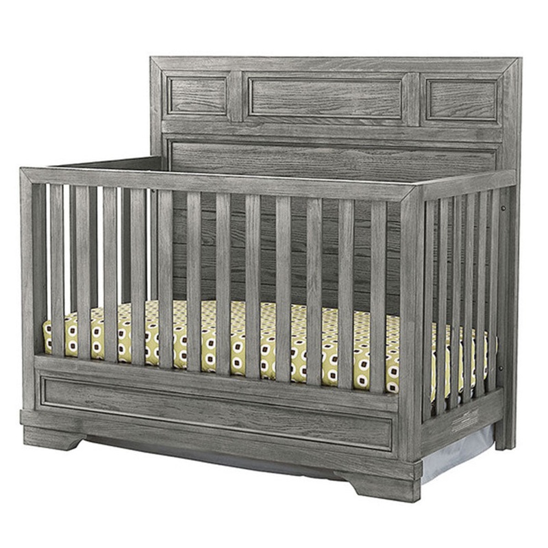 Foundry Crib Brushed Pewter