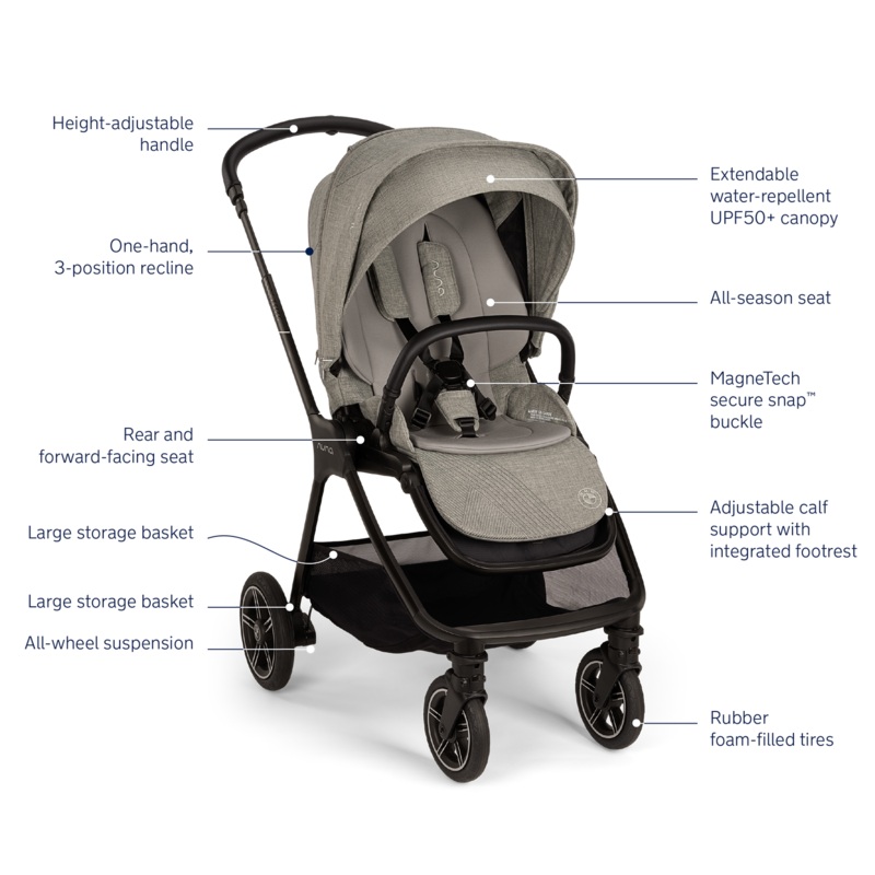 Nuna x BMW TRIV Next Stroller Graphene