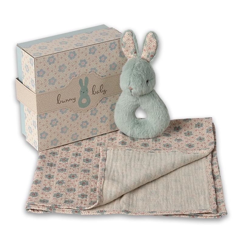 Rattle Set Rabbit | Mint