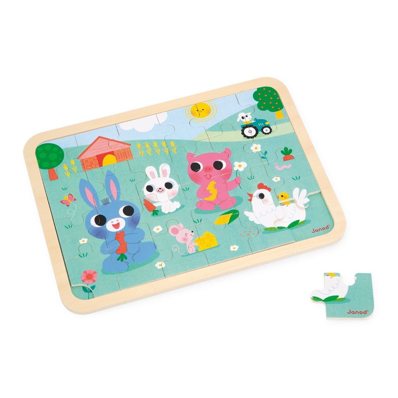 Wooden Farm Spot-the-Difference Puzzle