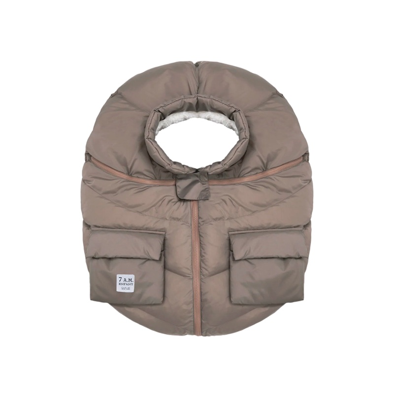 7 a.m. Car Seat Cocoon – Oslo Cloud Chestnut