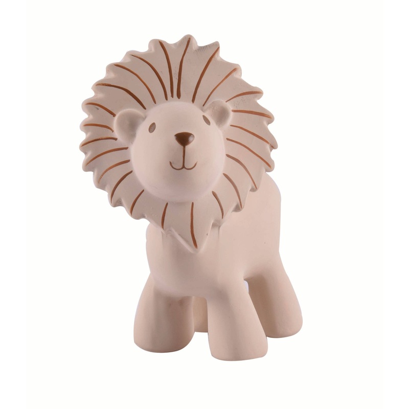 Lion – Natural Organic Rubber Rattle, Teether & Bath Toy