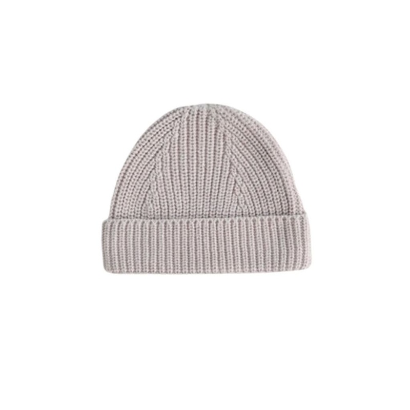 Mushie Chunky Knit Beanie Blush 6-9 Months