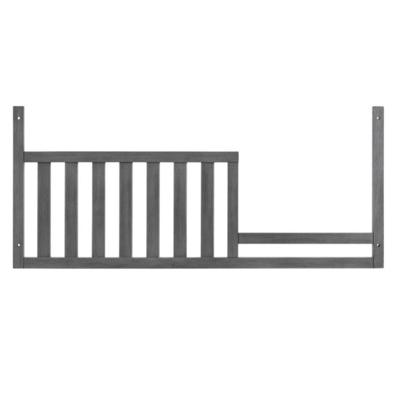 Oxford Holland Guard Rail For 4 In1 Crib in Cloud Gray