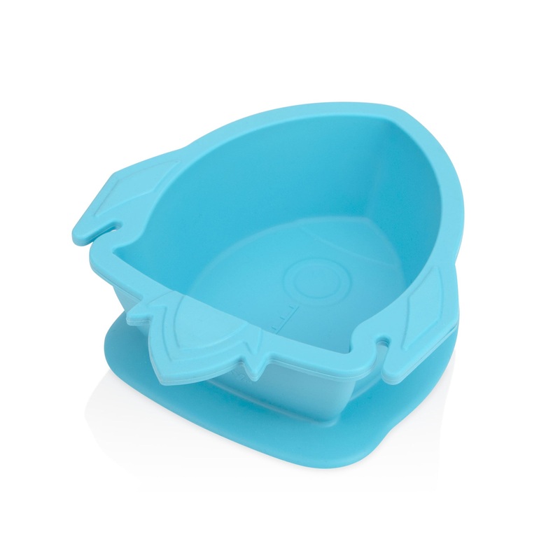 Sure Grip Rocket Suction Bowl Light Blue