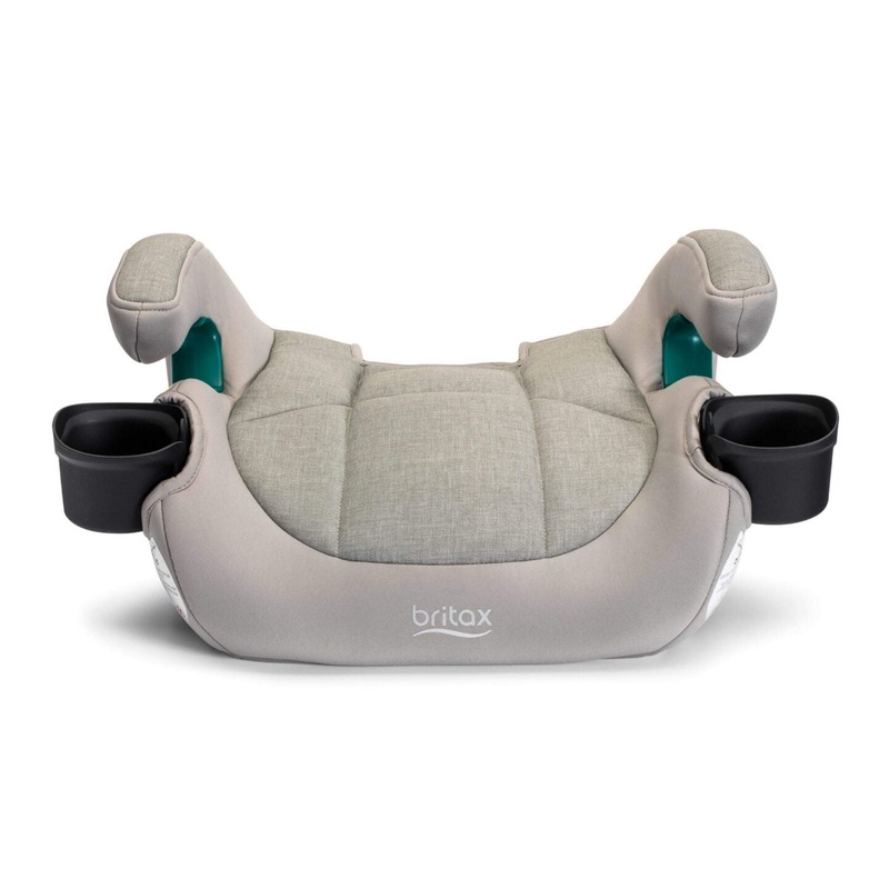 Britax  UpNGo Click Backless Slim Booster Seat w/Rigid Latch Parchment