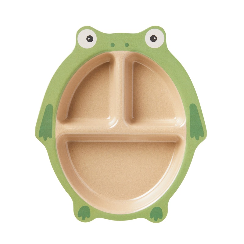 Eco Rice Husk 3-Section Plate