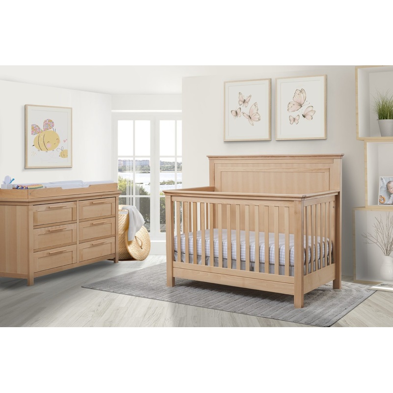 Sorelle Luna Convertible Crib and Dresser Set – Italian Made