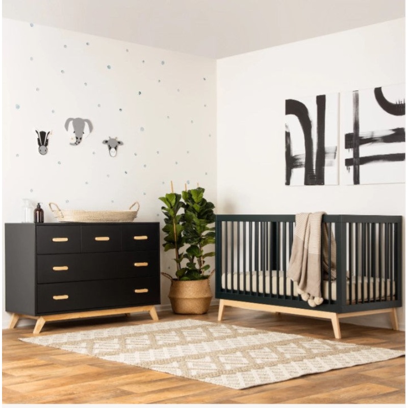 dadada Soho 3-in-1 convertible crib Walnut