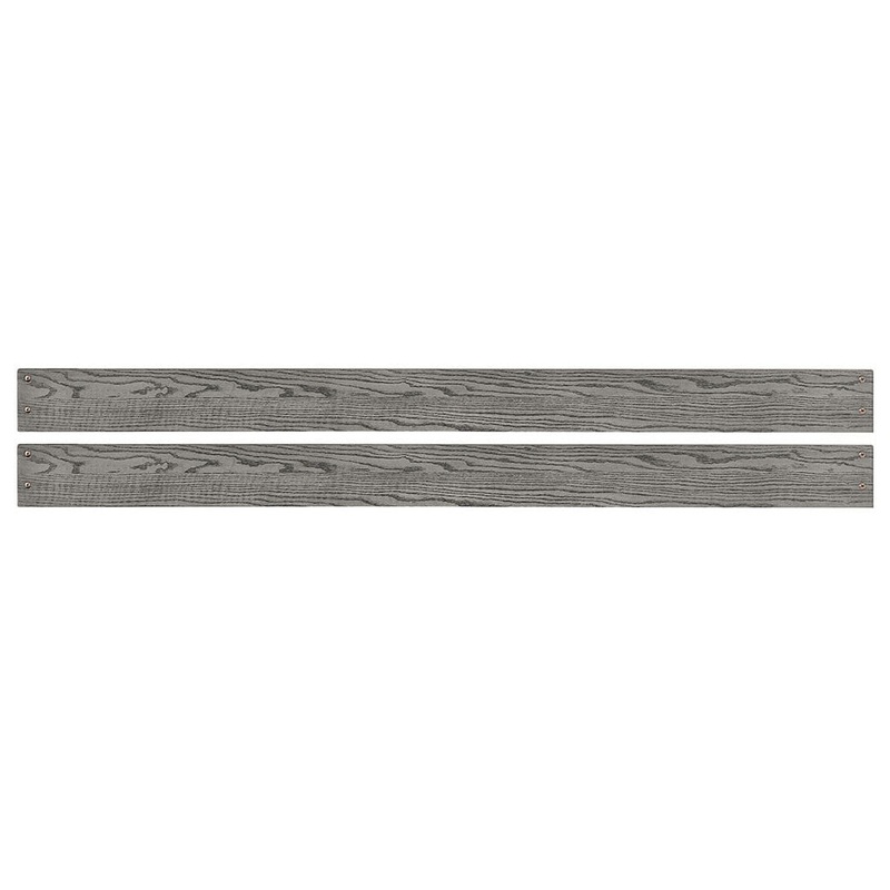Foundry Bed Rails Brushed Pewter
