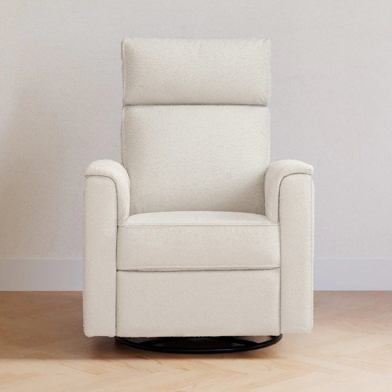Monogram Willa Pro Power Recliner and Swivel Glider Performance Ivory Boucle