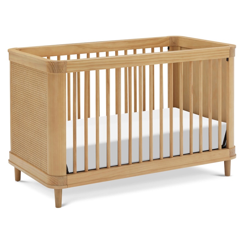 Marin 3-in-1 Convertible Crib Honey/Honey Cane
