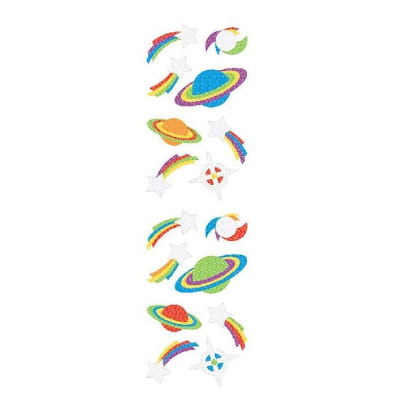 Mrs Grossman’s Strip of Sparkle Space Stickers