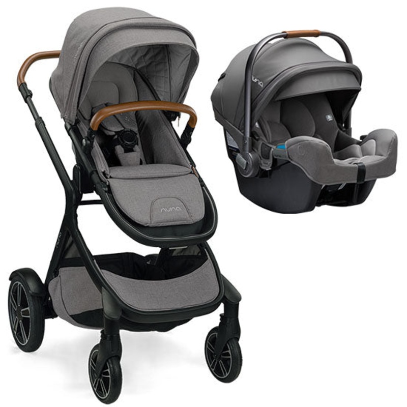 Nuna Demi Next Stroller + Pipa RX Travel System Caviar/Caviar