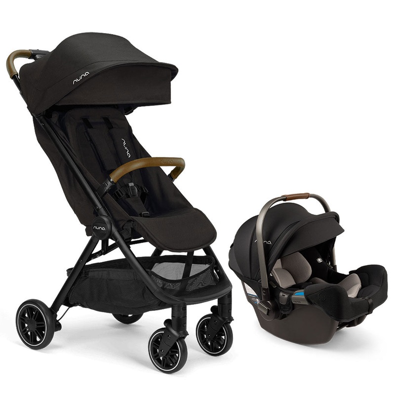 TRVL Stroller + PIPA Series Travel System Caviar PIPA rx Caviar