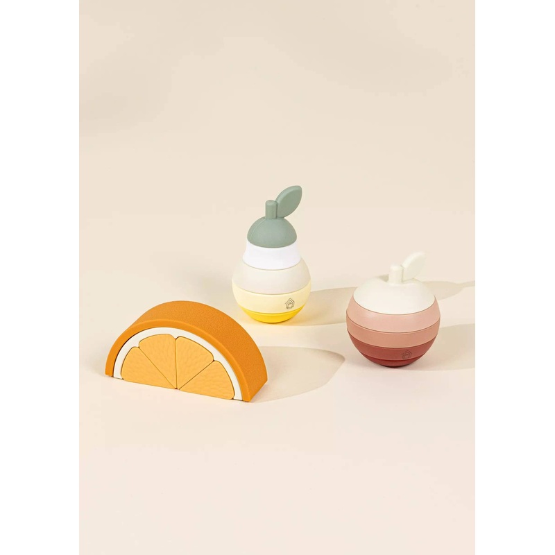 3 Sets of Silicone Stackable Fruits (16 pcs)