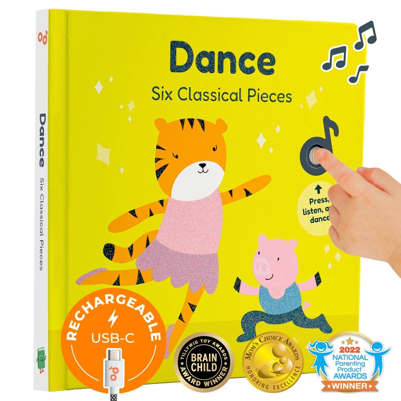 Cali’s Books Dance to Classical Music | USB-C Rechargeable