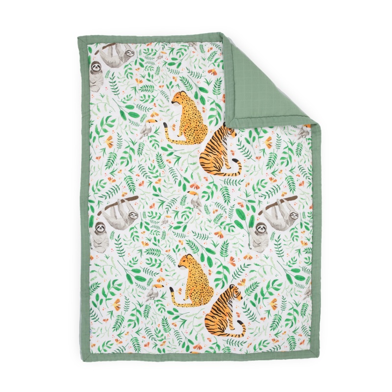 Cotton Muslin Toddler Comforter – Mighty Jungle Mighty Jungle