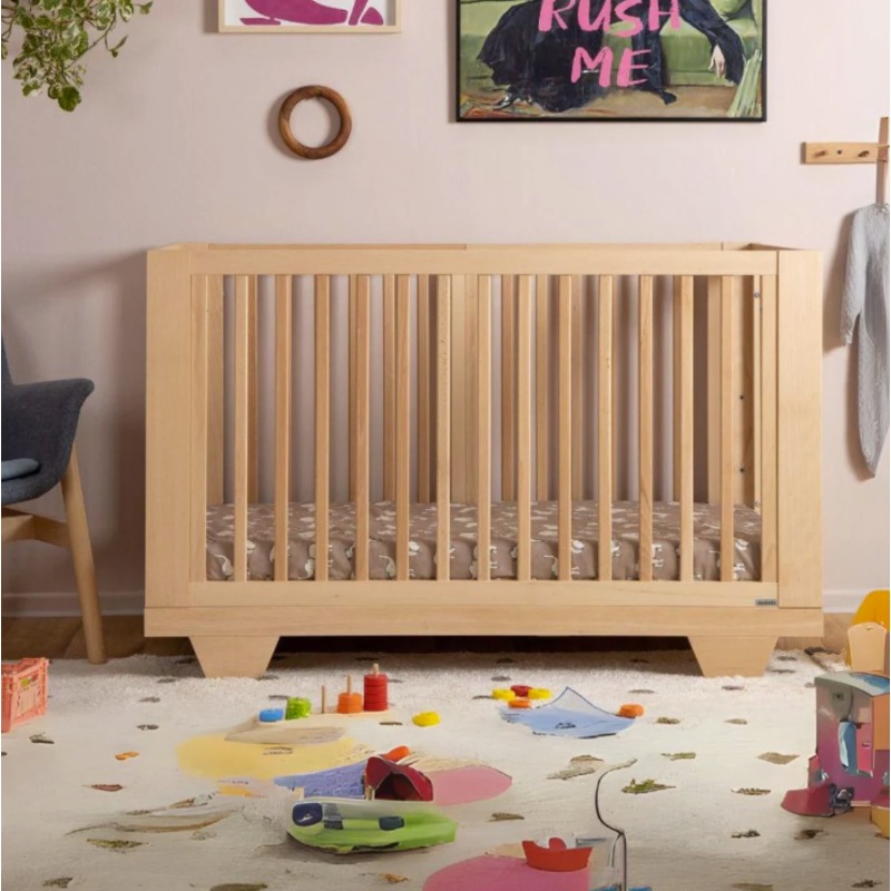dadada Spirit 8-in-1 Convertible Crib Natural