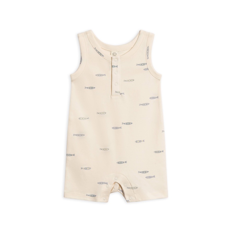 Nile Fish Romper 6-12M