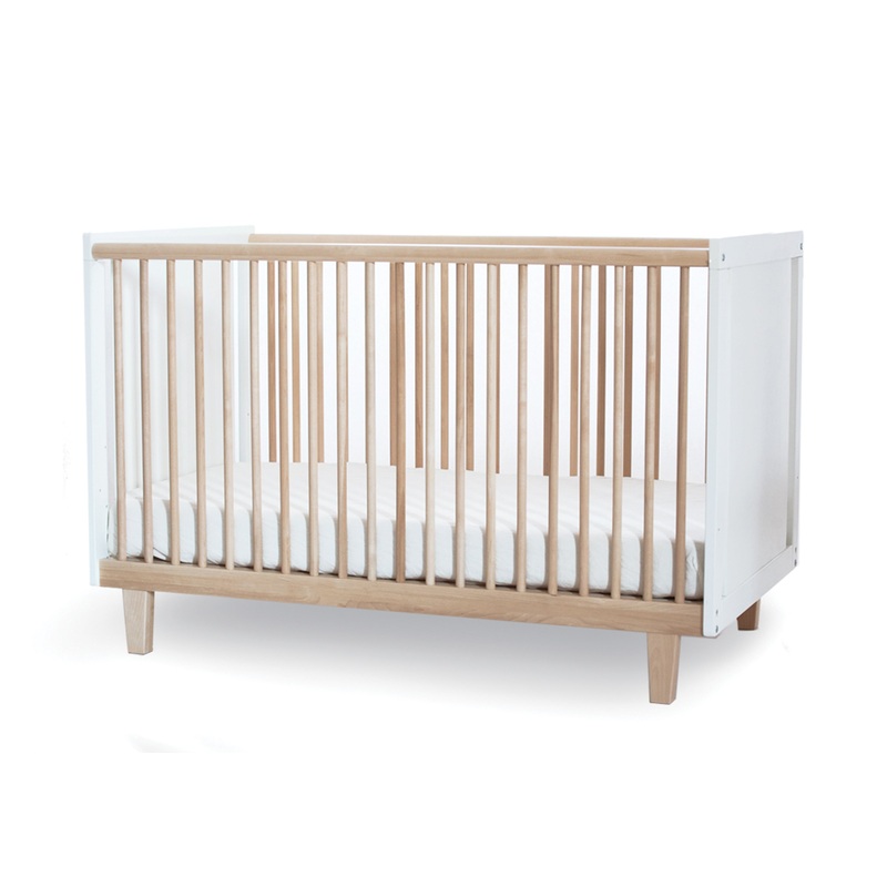 Oeuf Rhea Crib Birch/White No Thank You