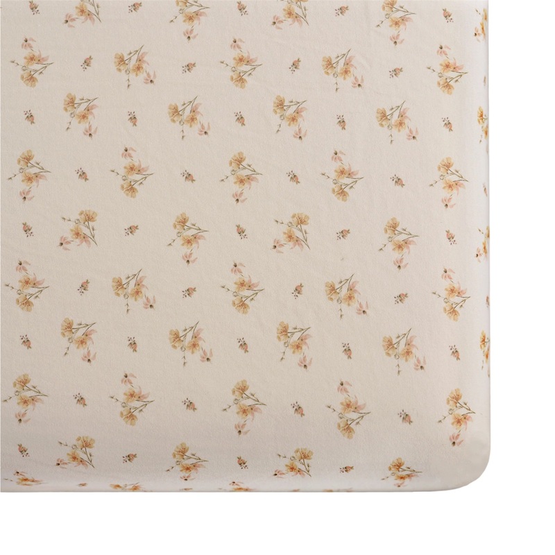 Oilo Dainty Floral Crib Sheet