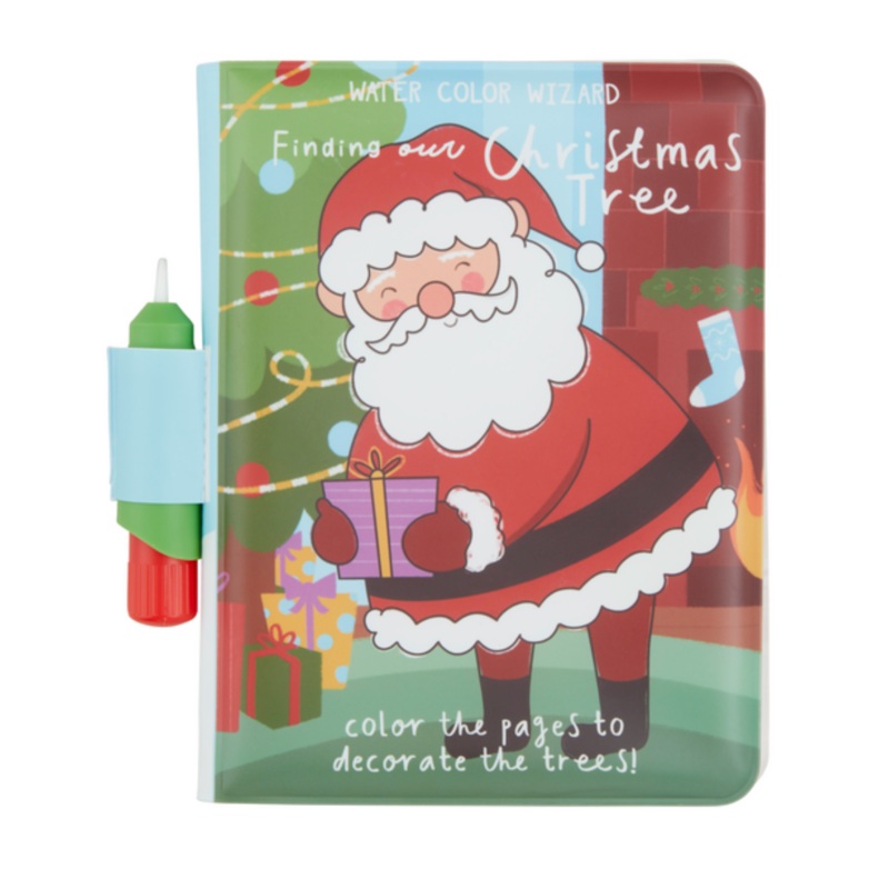 Santa’s Tree Watercolor Book