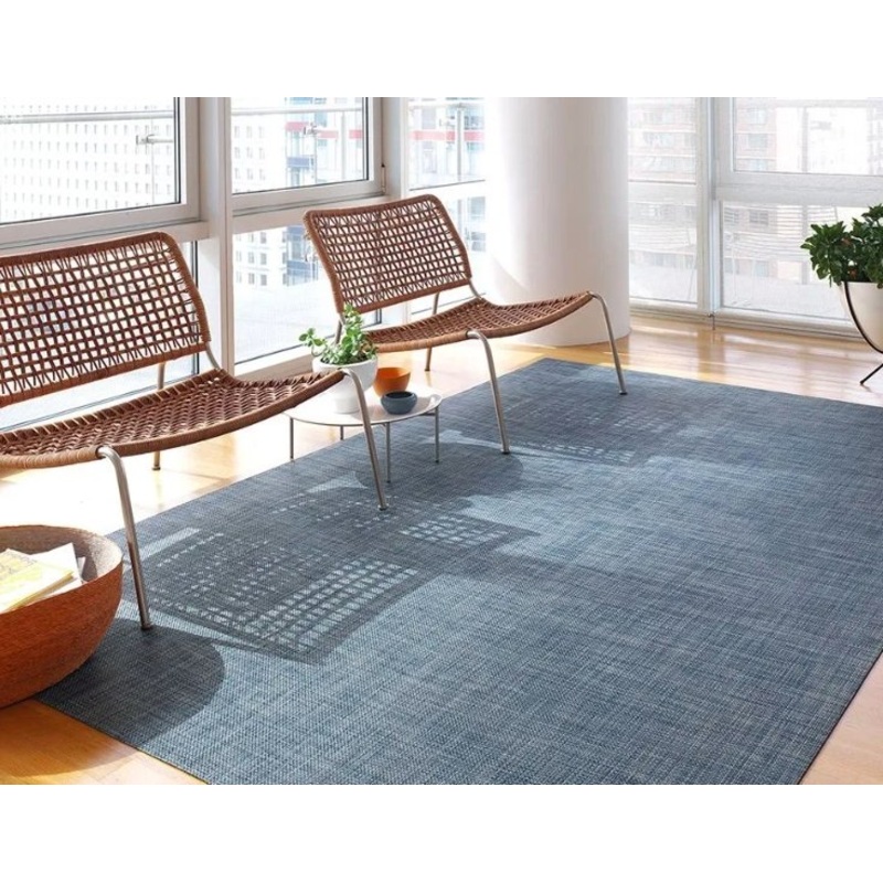 Basketweave Woven Floor mats small 23 x 36 bark