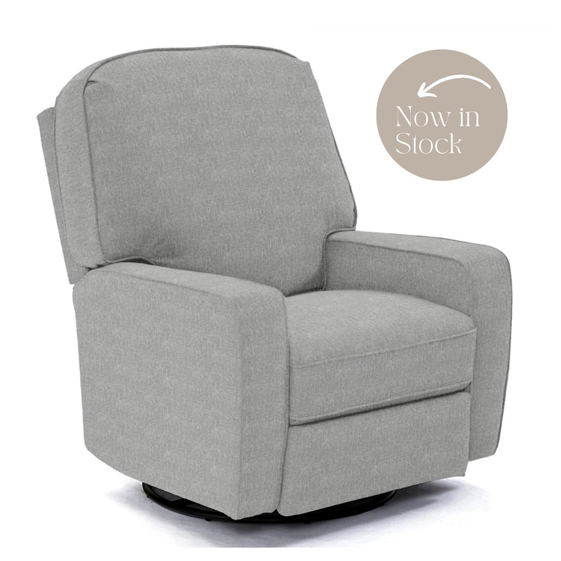 Best Chairs Finn  – Power Glider Recliner –  Grey 21553C Charcoal