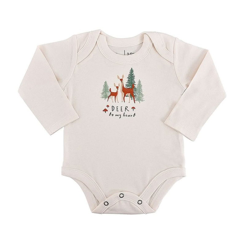 Finn & Emma Long Sleeve Graphic Bodysuit 0-3 Months