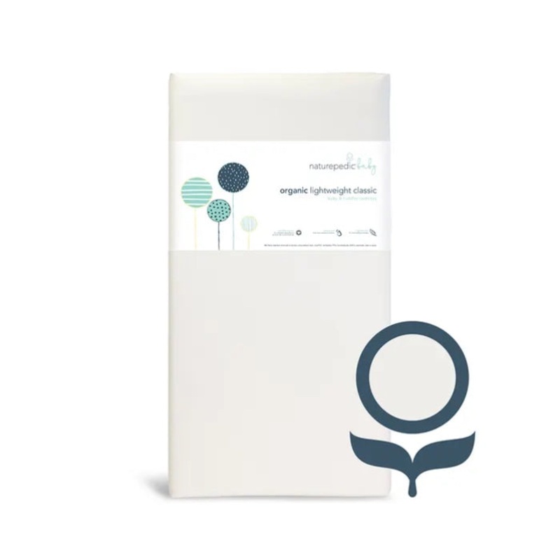 Naturepedic Classic Organic Cotton Crib Mattress Lightweight