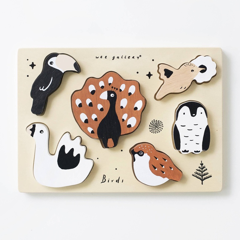 Wooden Tray Puzzle – Birds