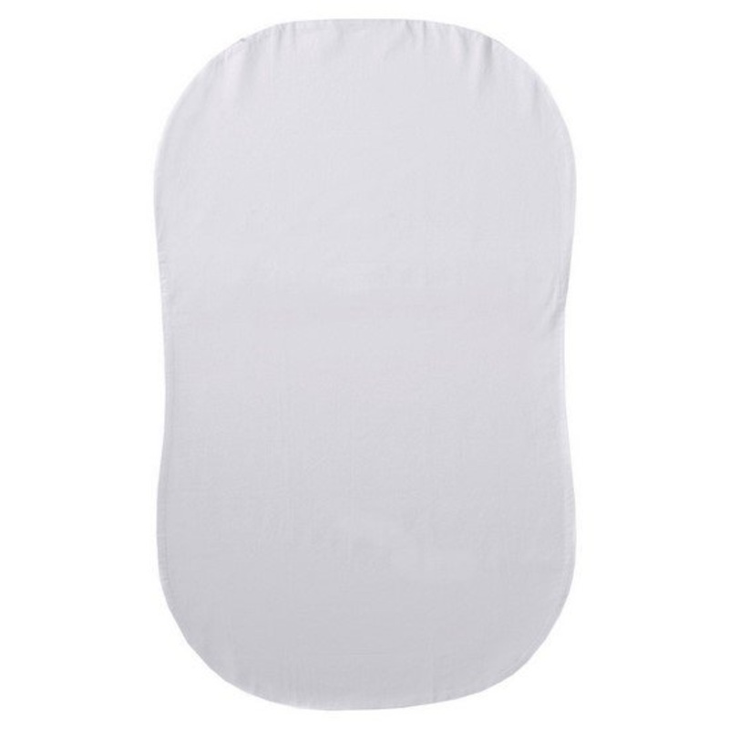 Bassinest Organic Fitted Sheet in White