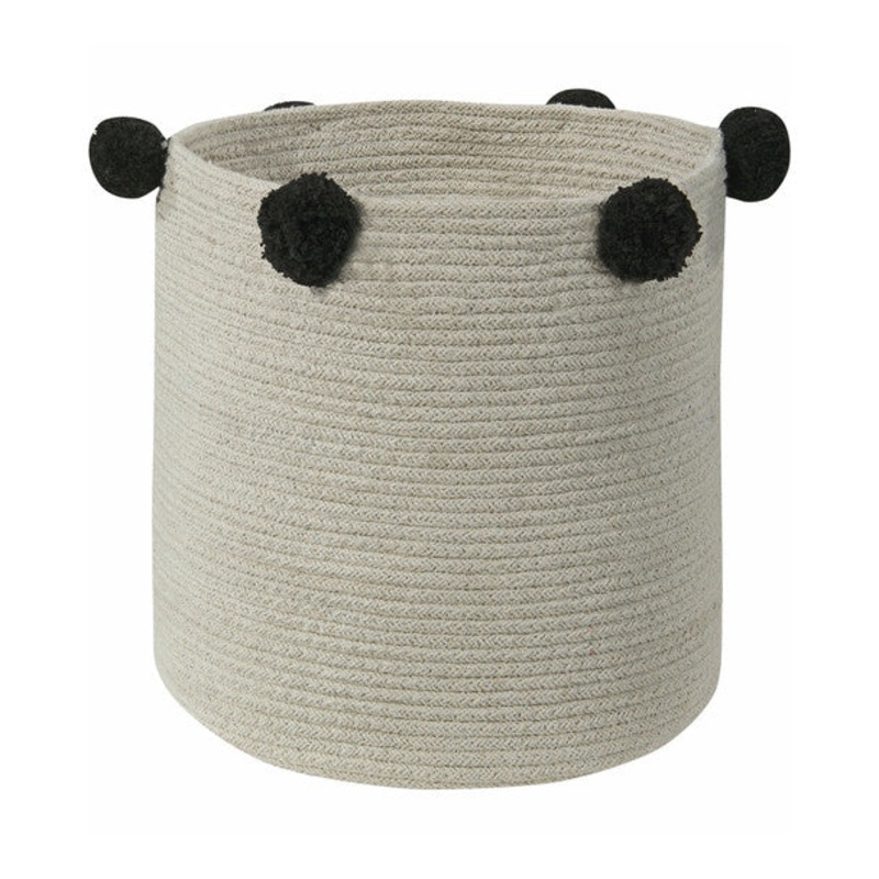Lorena Canals Basket Natural Black