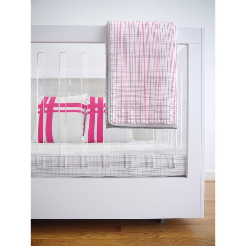 Spot On Square Hashtag Organic Quilt Pink