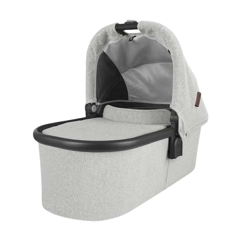 UPPAbaby Bassinet Anthony: White and Grey Chenille / Carbon Frame