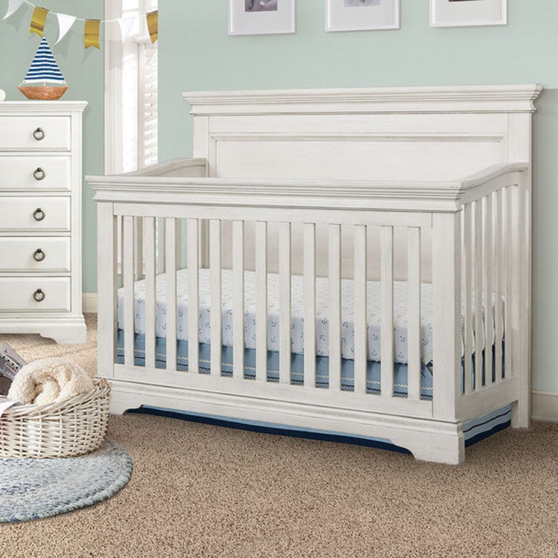 Westwood Riley Convertible Crib in Brushed White