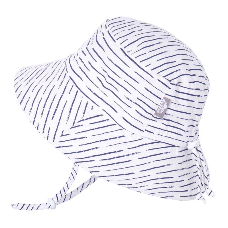 White Waves | Cotton Bucket Hat: S