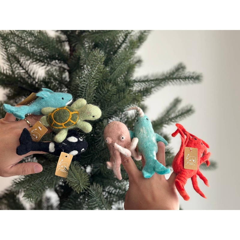 Assorted Sea Animal Finger Puppet Set