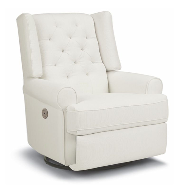 Best Chairs KENDRA Swivel Glider Recliner Manual Recline
