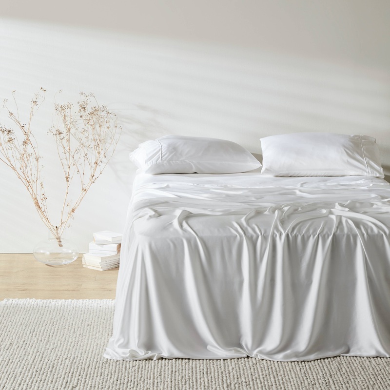 Sateen Sheet Set – Cloud Cal King Cloud
