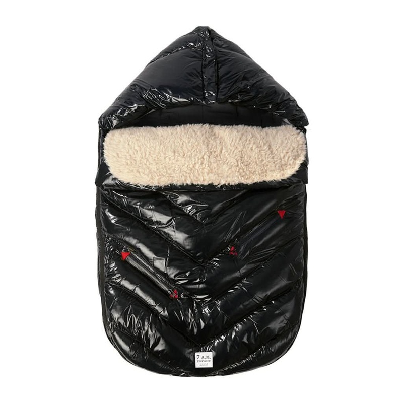 7AM Enfant Polar Igloo – Size Toddler 0-12M Black/Beige