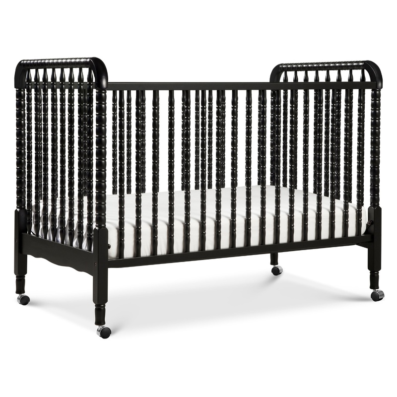 Jenny Lind Spindle Crib Black