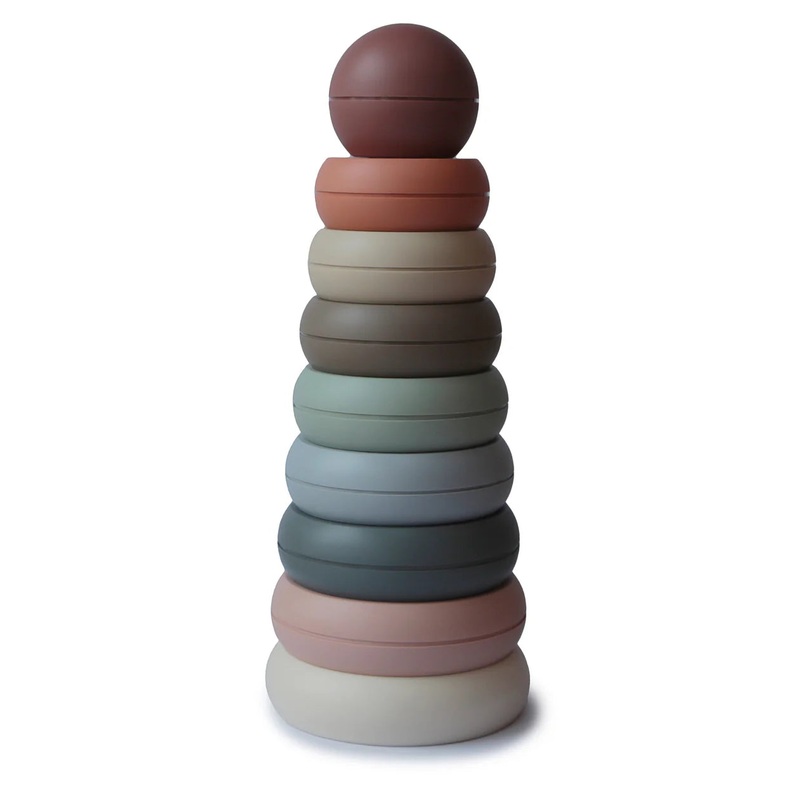 Mushie Baby Stacking Rings Toy Original