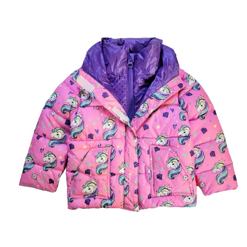 Onekid Car Seat Coat | The Road Coat Vegan – Unicorn Print 12 Month