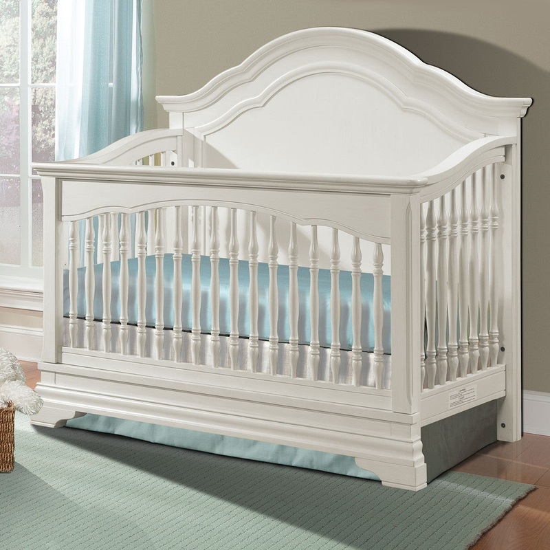Stella Baby and Child Athena Collection Convertible Crib in Belgium Cream