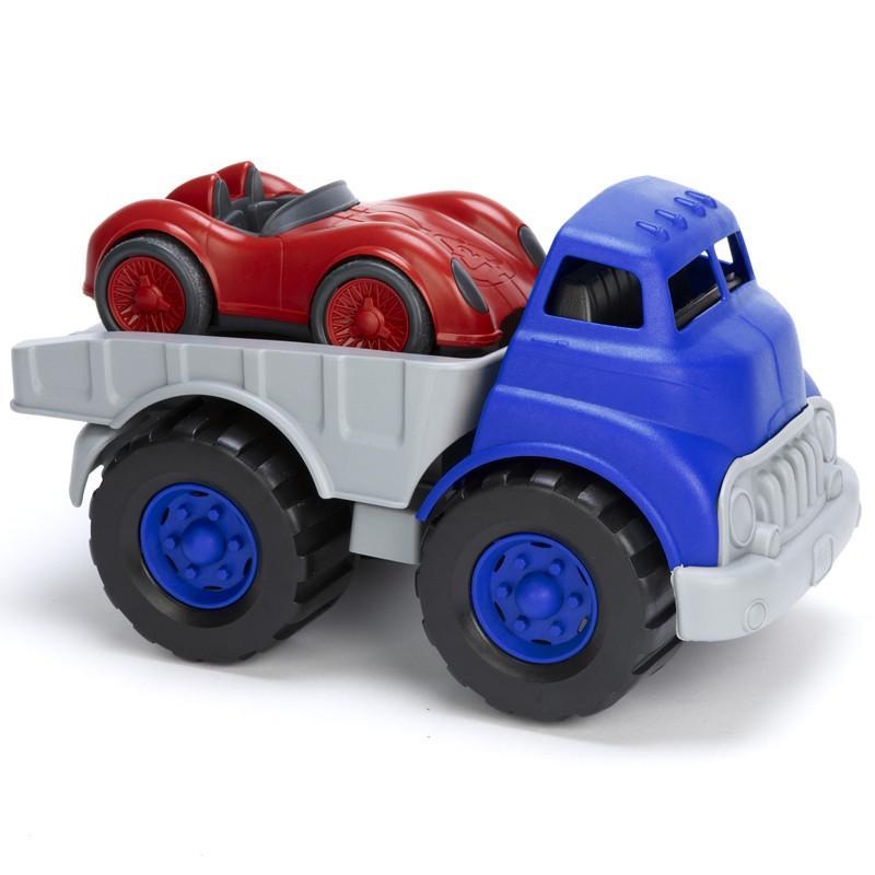Green Toys Flatbed & Race Car